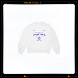 WHITE GYM SWEATSHIRT